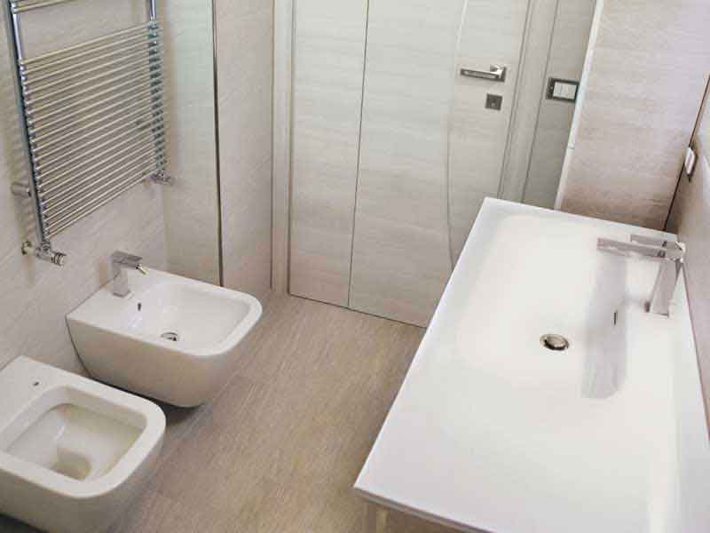 foto reale di un bagno realizzato